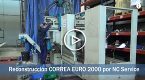 Vdeo Fresadora Puente Correa Euro2000 del año 2000 reconstruida NC Service