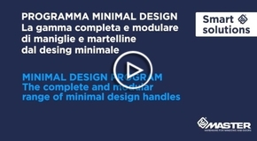 Vdeo Minimal Design Program: gama completa y modular de manillas y martelinas con diseño minimalista