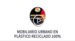 Vdeo Mobiliario urbano en plástico reciclado 100%