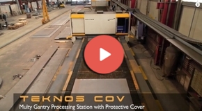 Vdeo TEKNOS COV: Máquina de corte plasma con carenado de protección