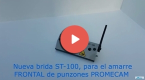 Vdeo Metalmaq - Brida rápida ST-100, amarre frontal Promecam