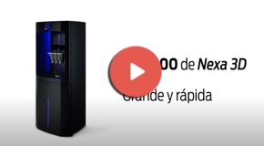 Vdeo NXE400 de Nexa 3D: Grande y rápida