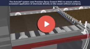 Vdeo AutoJet PSC para recubrimientos fotocatáliticos sobre suelos y textiles