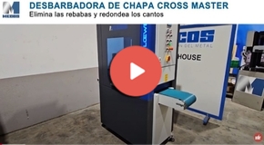 Vdeo Desbarbadora de chapa Cross Master