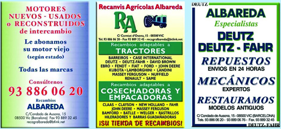 Recanvis Agrícoles Albareda, S.L.