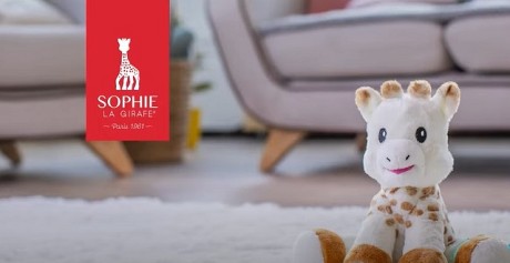 Descubre el Peluche Touch and Music de Sophie la girafe