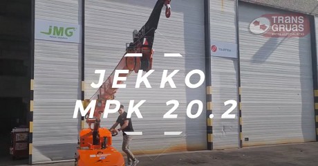 Jekko MPK20.2 La revolución en manipulación de vidrio y aluminio