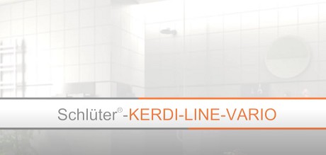 Schlüter-KERDI-LINE-VARIO: Platos de ducha a nivel de suelo flexibles y minimalistas